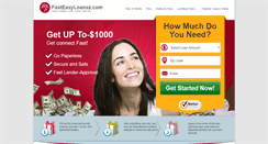 Desktop Screenshot of fasteasyloansz.com